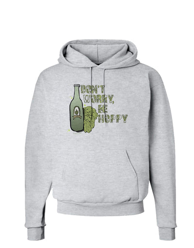 Don't Worry Be Hoppy Hoodie Sweatshirt-Hoodie-TooLoud-AshGray-Small-Davson Sales