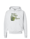 Don't Worry Be Hoppy Hoodie Sweatshirt-Hoodie-TooLoud-White-Small-Davson Sales