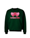 Dos Corazones Unidos Design Adult Dark Sweatshirt by TooLoud-Sweatshirts-TooLoud-Deep-Forest-Green-Small-Davson Sales