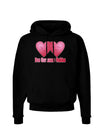 Dos Corazones Unidos Design Dark Hoodie Sweatshirt by TooLoud-Hoodie-TooLoud-Black-Small-Davson Sales