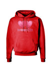 Dos Corazones Unidos Design Dark Hoodie Sweatshirt by TooLoud-Hoodie-TooLoud-Red-Small-Davson Sales