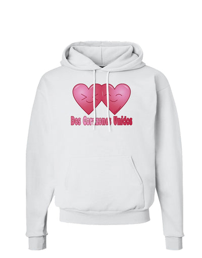 Dos Corazones Unidos Design Hoodie Sweatshirt by TooLoud-Hoodie-TooLoud-White-Small-Davson Sales