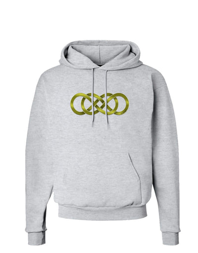 Double Infinity Gold Hoodie Sweatshirt-Hoodie-TooLoud-AshGray-Small-Davson Sales