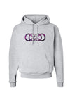 Double Ininifty Galaxy Hoodie Sweatshirt-Hoodie-TooLoud-AshGray-Small-Davson Sales