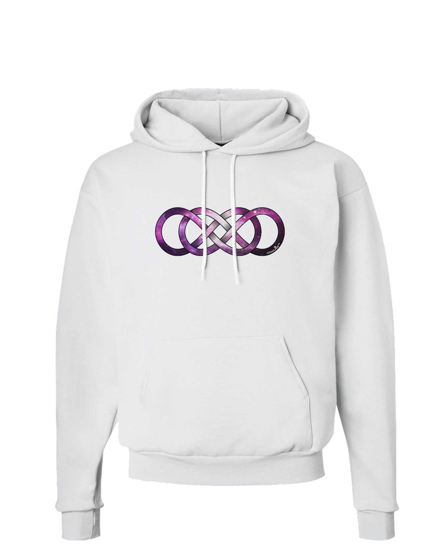 Double Ininifty Galaxy Hoodie Sweatshirt-Hoodie-TooLoud-White-Small-Davson Sales