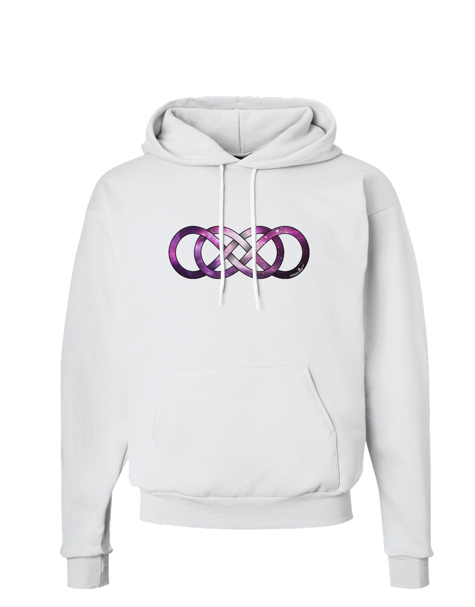 Double Ininifty Galaxy Hoodie Sweatshirt-Hoodie-TooLoud-White-Small-Davson Sales