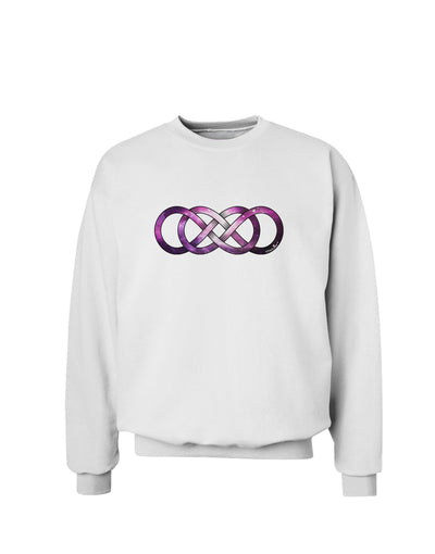 Double Ininifty Galaxy Sweatshirt-Sweatshirts-TooLoud-White-Small-Davson Sales