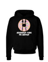 Doughnut - Doughnut Take Me Lightly Dark Hoodie Sweatshirt by TooLoud-Hoodie-TooLoud-Black-Small-Davson Sales