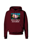 Down Like A Clownfish Dark Hoodie Sweatshirt-Hoodie-TooLoud-Maroon-Small-Davson Sales