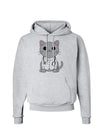 Dr Cat MD - Cute Cat Design Hoodie Sweatshirt by TooLoud-Hoodie-TooLoud-AshGray-Small-Davson Sales