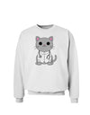 Dr Cat MD - Cute Cat Design Sweatshirt by TooLoud-Sweatshirts-TooLoud-White-Small-Davson Sales