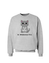 Dr Whiskerson MD - Cute Cat Design Sweatshirt by TooLoud-Sweatshirts-TooLoud-AshGray-Small-Davson Sales