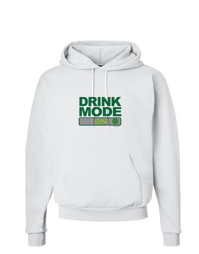 Drink Mode On Hoodie Sweatshirt by TooLoud-Hoodie-TooLoud-White-Small-Davson Sales