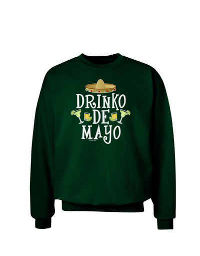 Drinko De Mayo Adult Dark Sweatshirt-Sweatshirts-TooLoud-Deep-Forest-Green-Small-Davson Sales