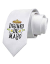 Drinko De Mayo Printed White Necktie