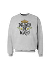 Drinko De Mayo Sweatshirt-Sweatshirts-TooLoud-AshGray-Small-Davson Sales