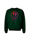 Dripping Bass Symbol Adult Dark Sweatshirt-Sweatshirts-TooLoud-Deep-Forest-Green-Small-Davson Sales