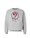 Dripping Bass Symbol Sweatshirt-Sweatshirts-TooLoud-AshGray-Small-Davson Sales