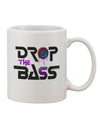 Drips Speaker Printed 11 oz Coffee Mug - Perfect for Bass Enthusiasts TooLoud-11 OZ Coffee Mug-TooLoud-White-Davson Sales