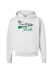 Drive Stick Green Hoodie Sweatshirt-Hoodie-TooLoud-White-Small-Davson Sales