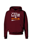 Drive Stick Orange Dark Hoodie Sweatshirt-Hoodie-TooLoud-Maroon-Small-Davson Sales