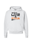 Drive Stick Orange Hoodie Sweatshirt-Hoodie-TooLoud-White-Small-Davson Sales