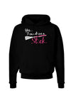 Drive Stick Pink Dark Hoodie Sweatshirt-Hoodie-TooLoud-Black-Small-Davson Sales