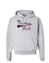 Drive Stick Pink Hoodie Sweatshirt-Hoodie-TooLoud-AshGray-Small-Davson Sales