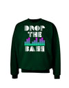 Drop the Bass Adult Dark Sweatshirt-Sweatshirts-TooLoud-Deep-Forest-Green-Small-Davson Sales