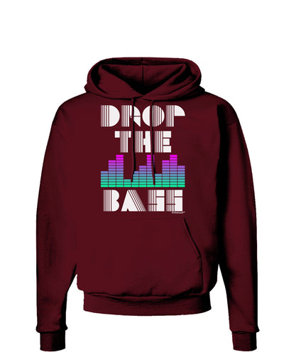 Drop the Bass Dark Hoodie Sweatshirt-Hoodie-TooLoud-Maroon-Small-Davson Sales