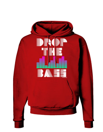 Drop the Bass Dark Hoodie Sweatshirt-Hoodie-TooLoud-Red-Small-Davson Sales