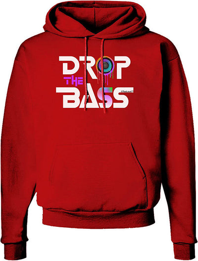 Drop The Bass - Drips Speaker Dark Hoodie Sweatshirt-Hoodie-TooLoud-Red-Small-Davson Sales