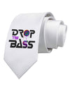 Drop The Bass - Drips Speaker Printed White Necktie