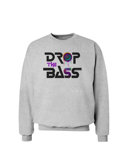 Drop The Bass - Drips Speaker Sweatshirt-Sweatshirts-TooLoud-AshGray-Small-Davson Sales