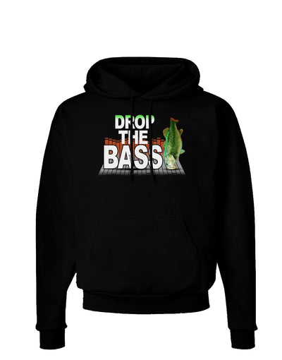 Drop The Bass Fish Dark Hoodie Sweatshirt-Hoodie-TooLoud-Black-Small-Davson Sales