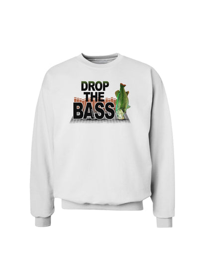 Drop The Bass Fish Sweatshirt-Sweatshirts-TooLoud-White-Small-Davson Sales