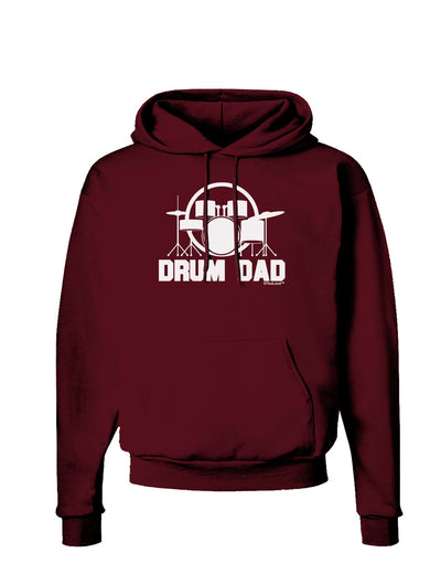 Drum Dad Dark Hoodie Sweatshirt by TooLoud-Hoodie-TooLoud-Maroon-Small-Davson Sales