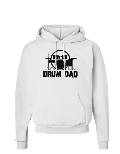 Drum Dad Hoodie Sweatshirt by TooLoud-Hoodie-TooLoud-White-Small-Davson Sales