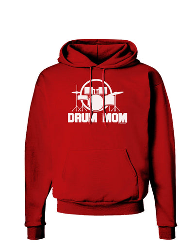 Drum Mom - Mother's Day Design Dark Hoodie Sweatshirt-Hoodie-TooLoud-Red-Small-Davson Sales