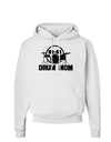Drum Mom - Mother's Day Design Hoodie Sweatshirt-Hoodie-TooLoud-White-Small-Davson Sales