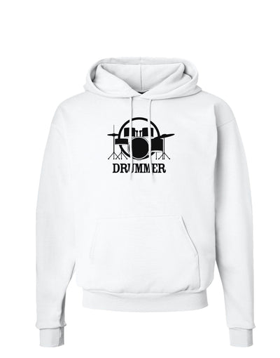 Drummer Hoodie Sweatshirt-Hoodie-TooLoud-White-Small-Davson Sales