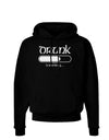 Drunk Loading Bar Dark Hoodie Sweatshirt by TooLoud-Hoodie-TooLoud-Black-Small-Davson Sales