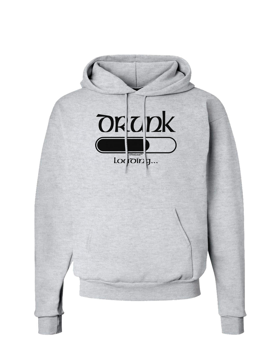 Drunk Loading Bar Hoodie Sweatshirt by TooLoud-Hoodie-TooLoud-White-Small-Davson Sales