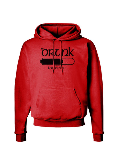 Drunk Loading Bar Hoodie Sweatshirt by TooLoud-Hoodie-TooLoud-Red-Small-Davson Sales