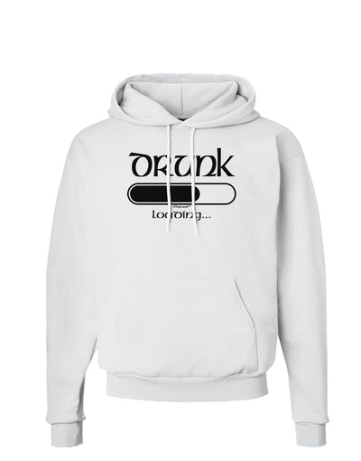 Drunk Loading Bar Hoodie Sweatshirt by TooLoud-Hoodie-TooLoud-White-Small-Davson Sales