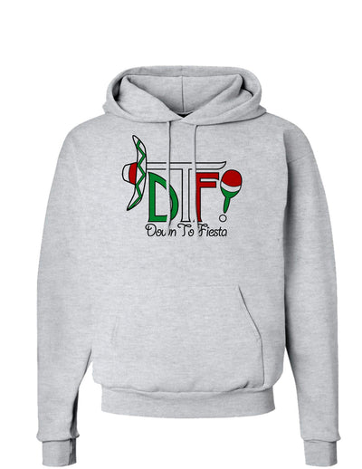 DTF Down To Fiesta Hoodie Sweatshirt-Hoodie-TooLoud-AshGray-Small-Davson Sales