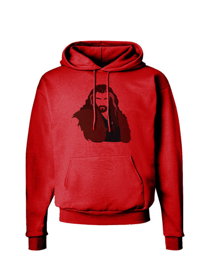 Dwarf King Hoodie Sweatshirt-Hoodie-TooLoud-Red-Small-Davson Sales