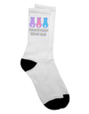 Easter Bunny Collection - Express Your Love with Somebunny Loves Me Adult Crew Socks - by TooLoud-Socks-TooLoud-White-Ladies-4-6-Davson Sales