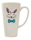TooLoud Happy Easter Bunny Face 16 Ounce Conical Latte Coffee Mug