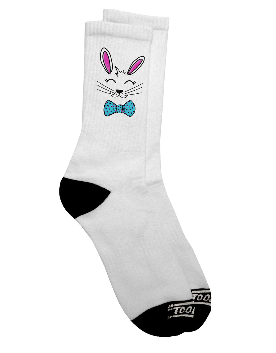 Easter Bunny Face Dark Adult Socks - A Festive Addition to Your Wardrobe-Socks-TooLoud-Short-Ladies-4-6-Davson Sales